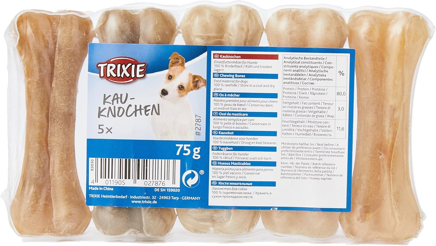TRIXIE Huesos Prensados, envasado para Perros