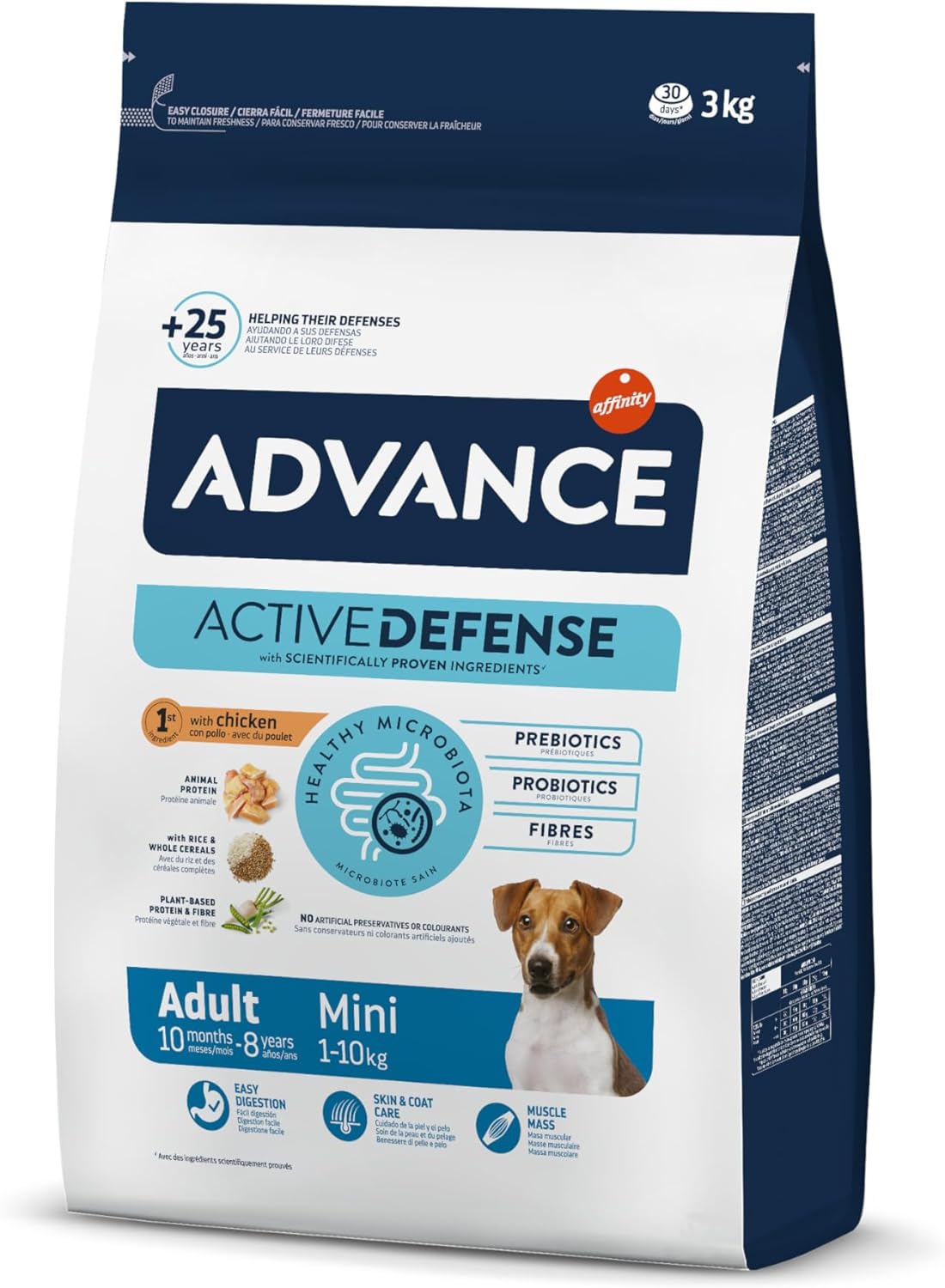 Advance Mini Adult Chicken, Pienso para Perros Adultos de Razas Pequeñas