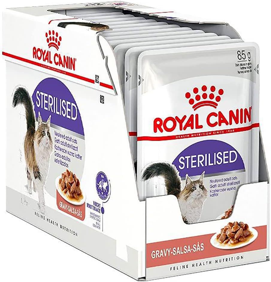 Royal Canin Esterilizado en Salsa – 12 x 85 g