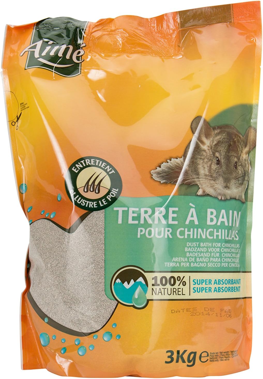 Aimé 100181 Tierra Chinchilla - 3000 gr