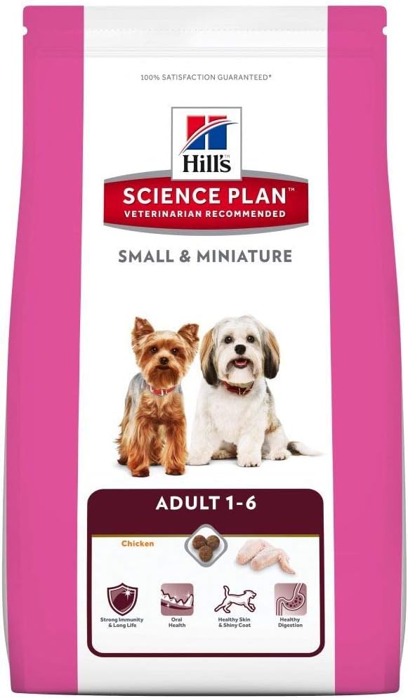 Hills Science Plan Alimento con Sabor a Pollo para Perros Adulto, Pequeño