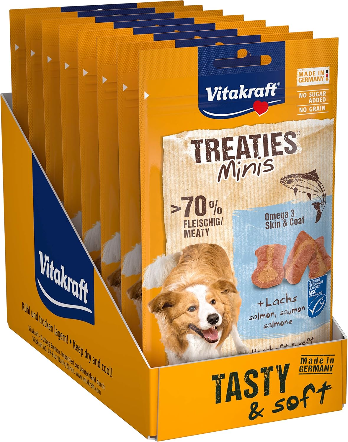 Vitakraft Treaties Minis, golosinas para perros, snack blando para perros