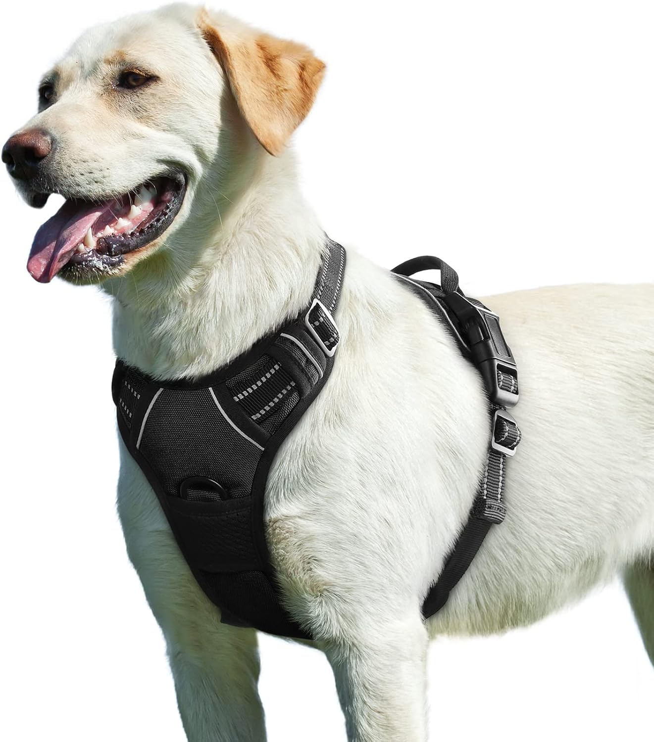 Eagloo Arnes Perro Grande Mediano, Arnes Antitirones Perro, Negro L – Chaleco