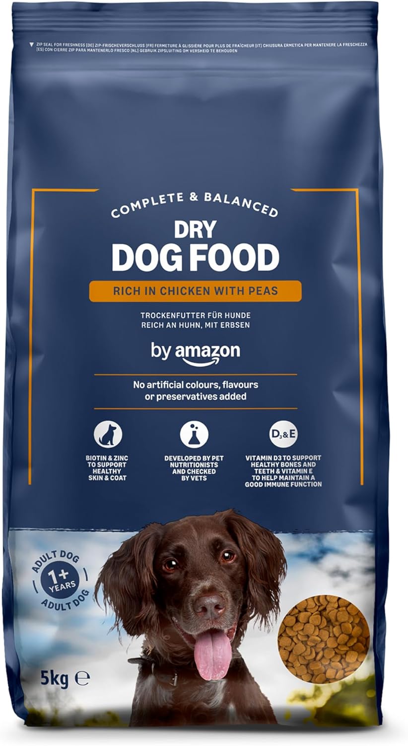 by Amazon - Alimento seco Completo para Perro Adulto Rico en Pollo