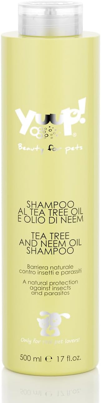 YUUP! – Champú para Perros y Gatos con Aceite de Árbol de Té y Aceite de Neem