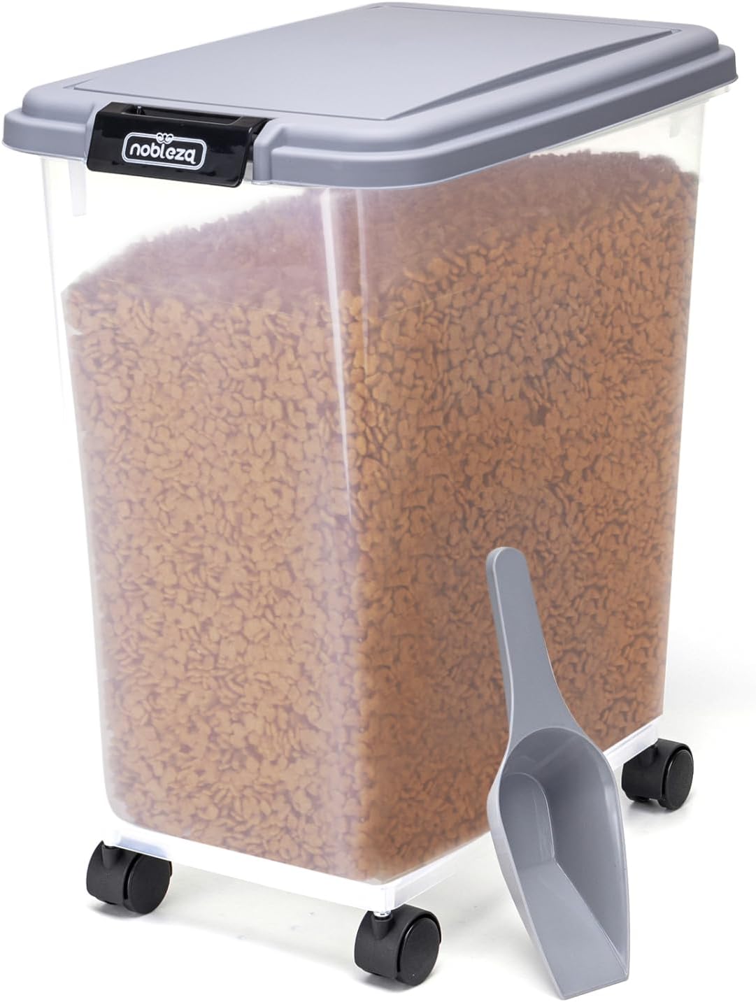Nobleza - 40L Contenedor de Comida para Mascotas, Mascotas Caja de Alimentos