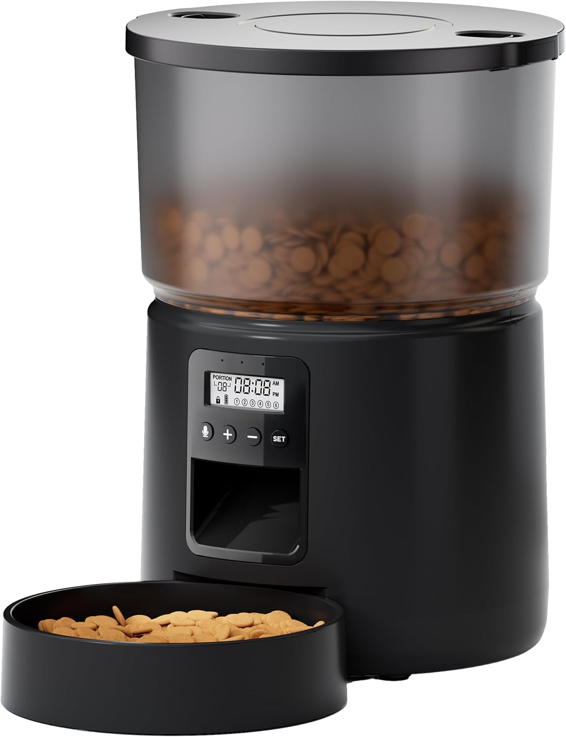 Comedero Gato Automatico - Dispensador Comida con Temporizador Programable