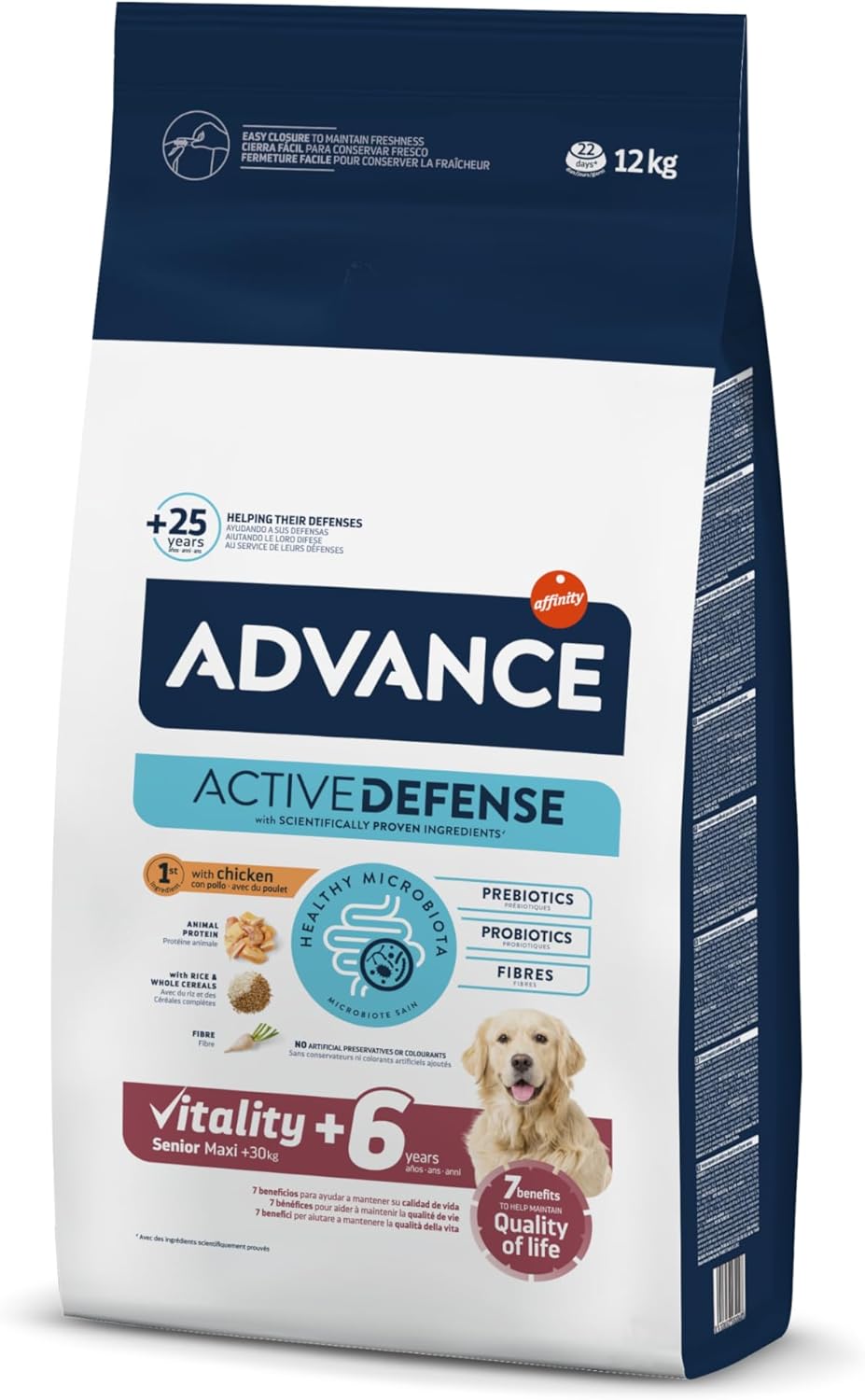 Advance Maxi Senior, Pienso para Perros Senior (+6 años) de Razas Grandes