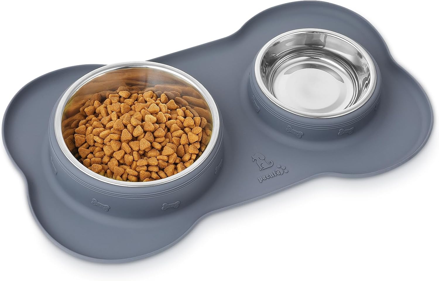 Pecute Comedero Perro y Gato, 3-in-1 Bebedero para Gatos Perros, Mascotas
