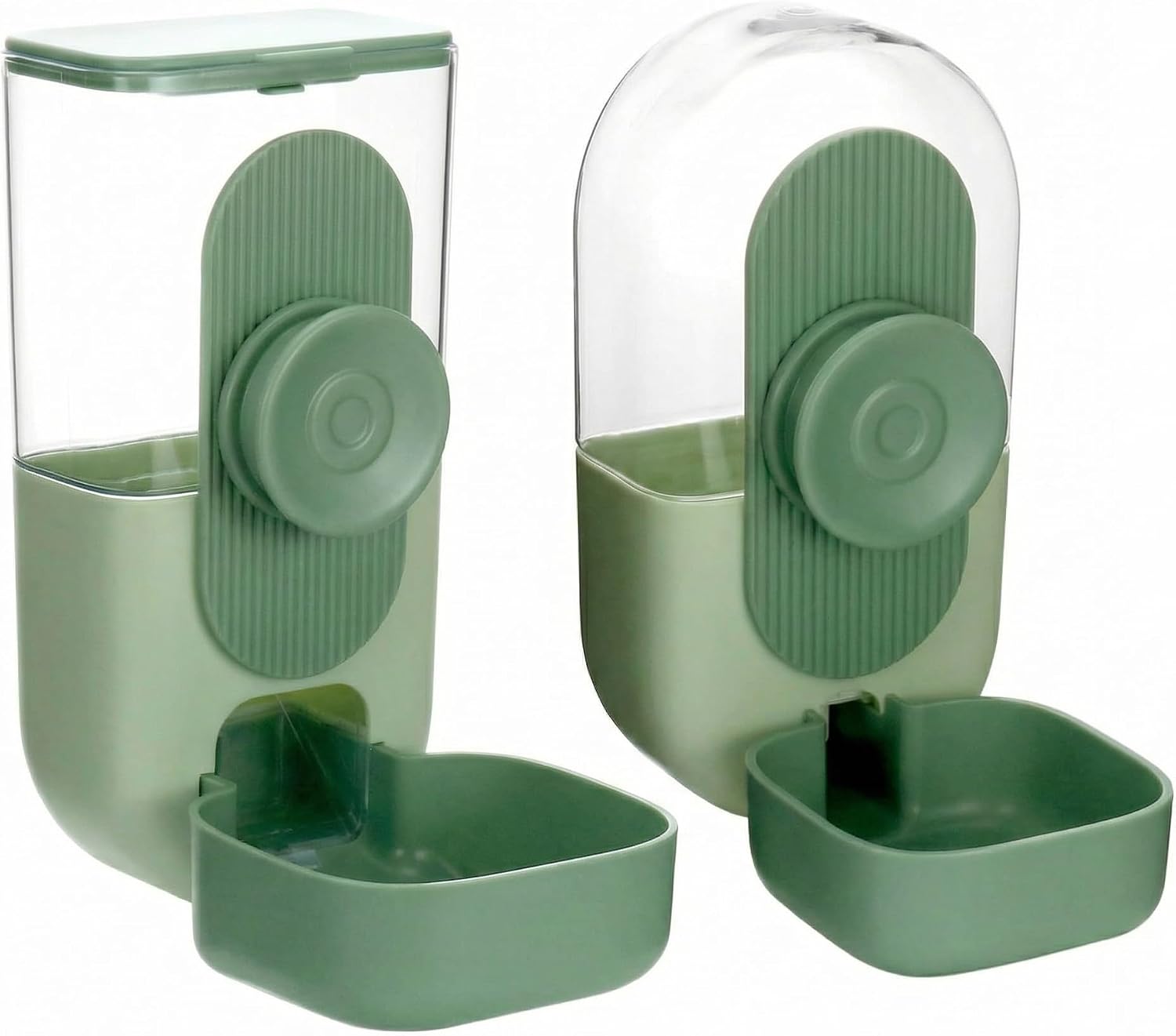 QWORK® Dispensador automático de Comida de 870 ml y dispensador de Agua de 800