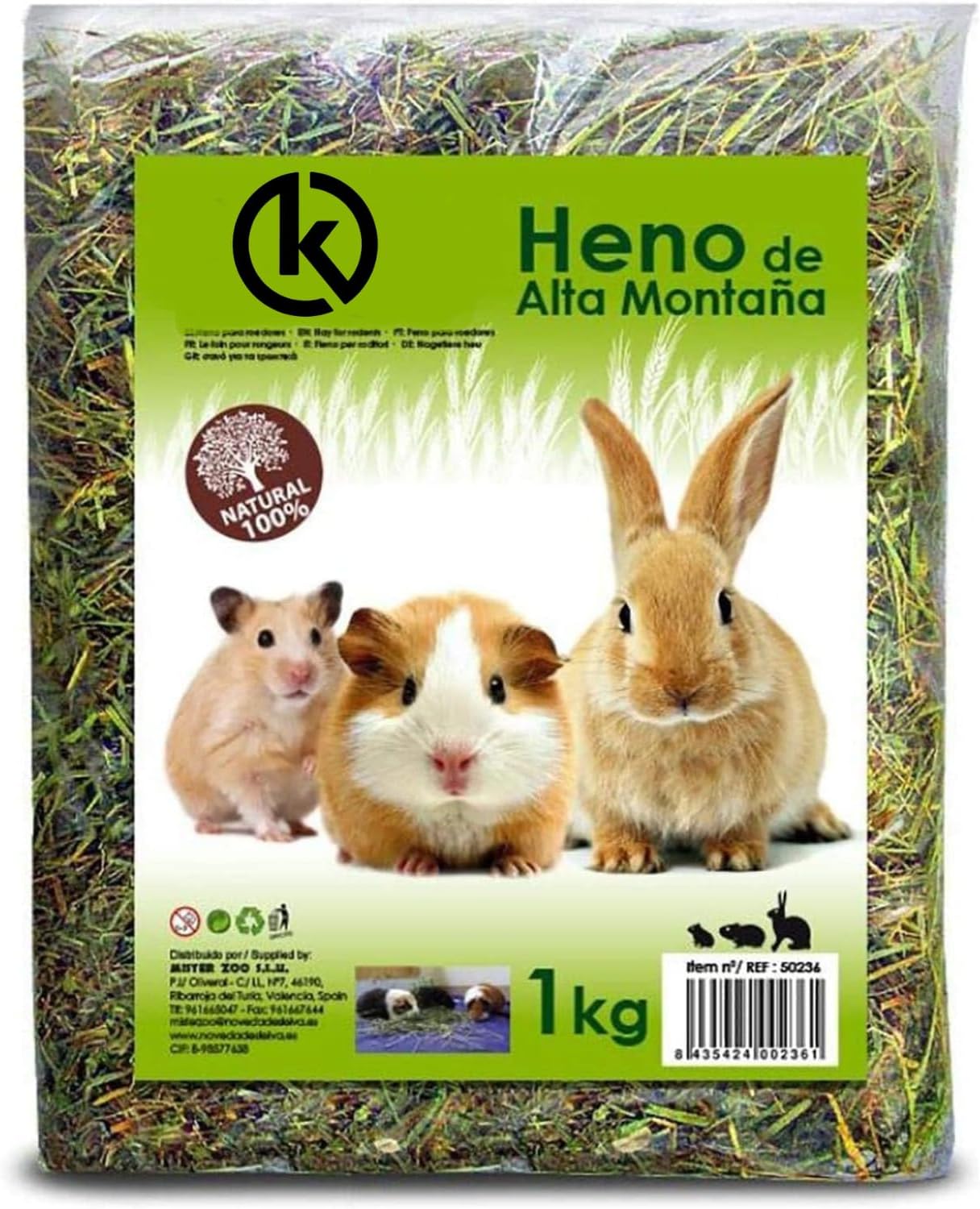 KROWN - Heno de Alta Montaña con Hierbas Naturales - Alimento Esencial