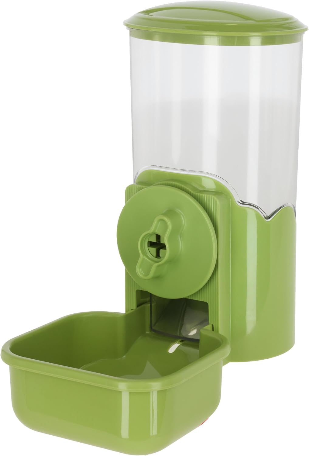 Kerbl Pet Dispensador de alimento, 1000 ml, Verde/Transparente, 11x20x20 cm