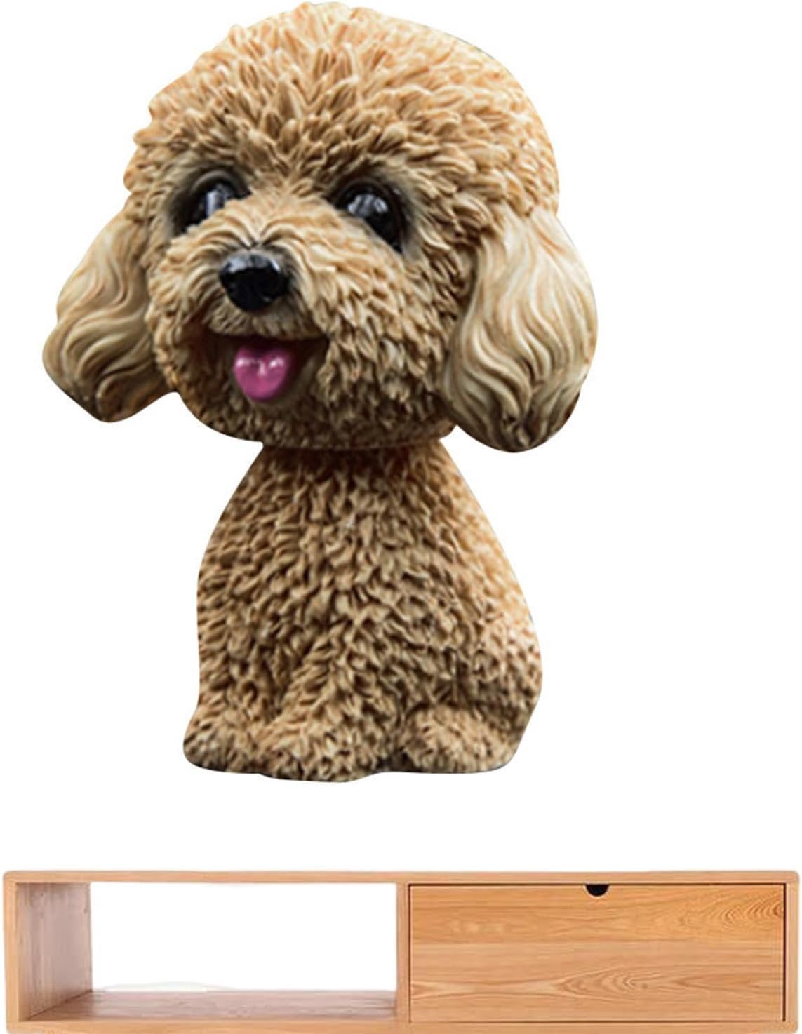 Auto Adorable Perro Figura Mueve La Cabeza Wobble Head Cabeceo Cabeza