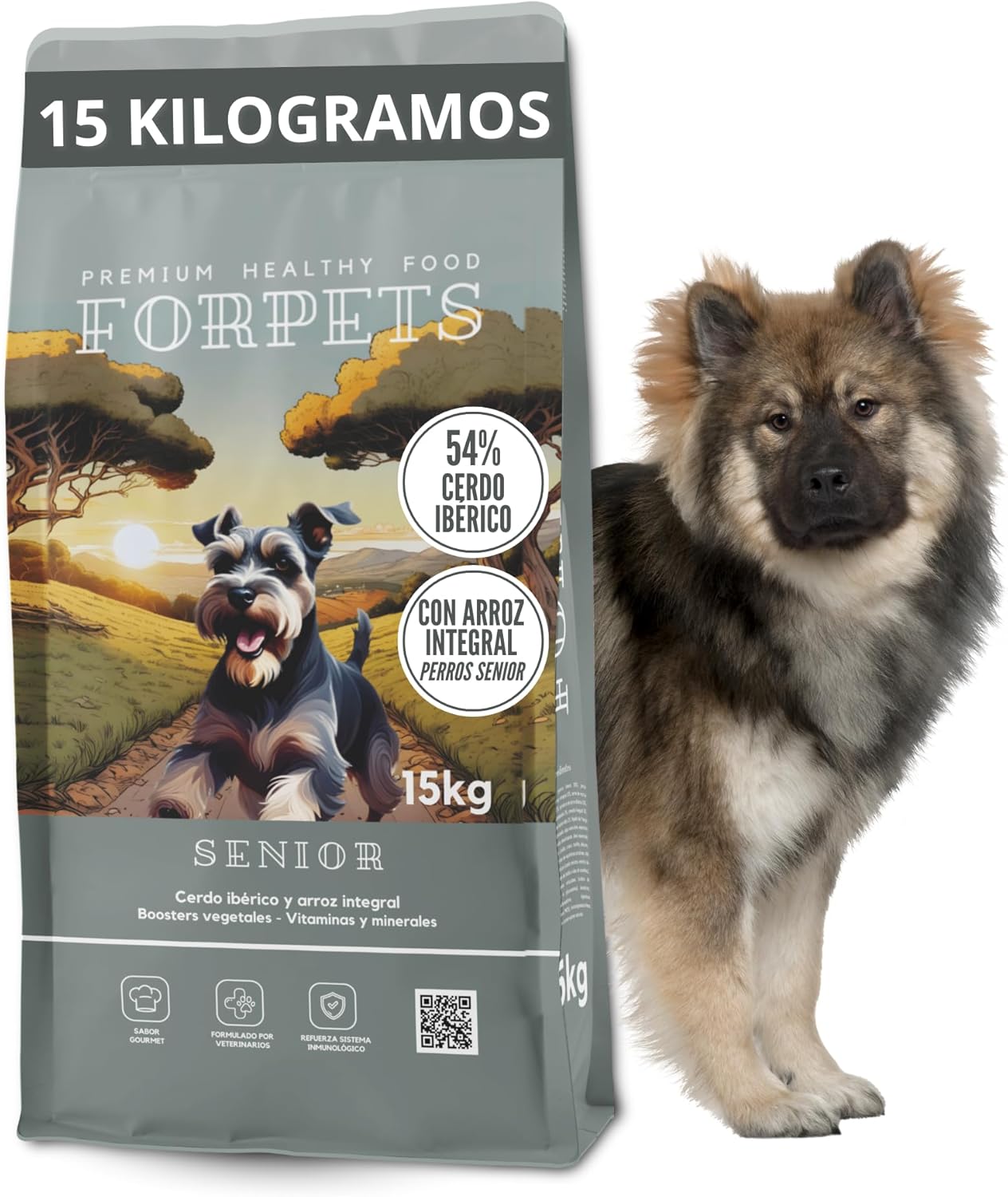 Pienso Senior para Perros Mayores 15 kg – Articulaciones con Glucosamina