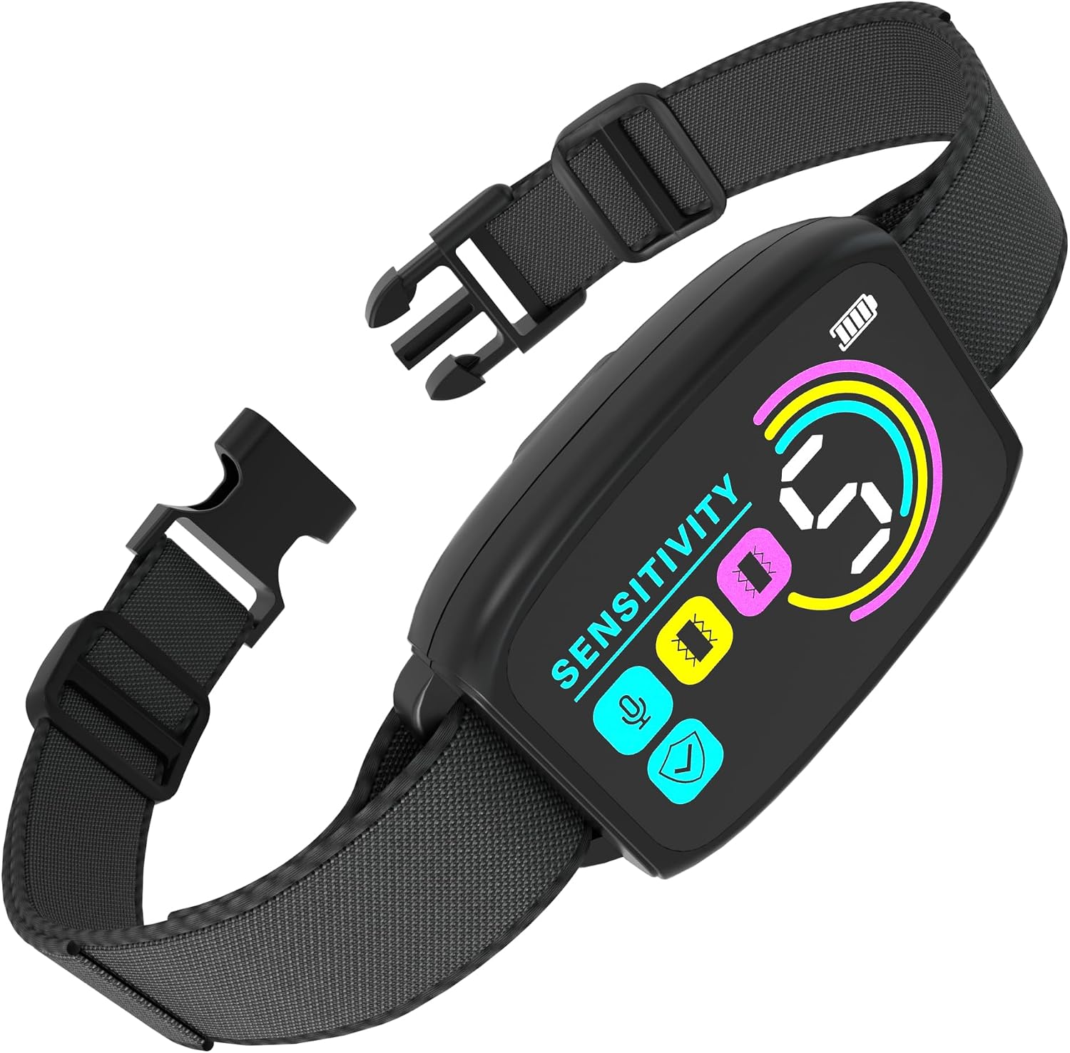 Collar Antiladridos Automático para Perros,Resistente al Agua y Recargable