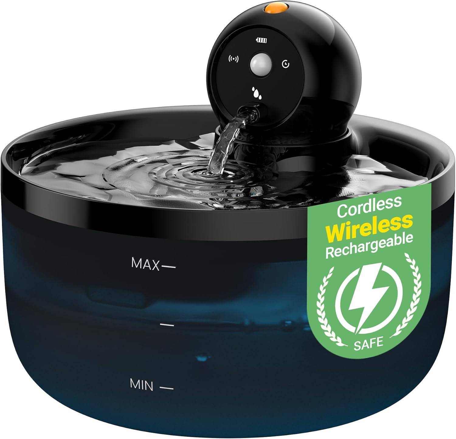 Fuente para Gatos sin Cable: Bebedero Gatos Automatico Inalambrica - 2.6L
