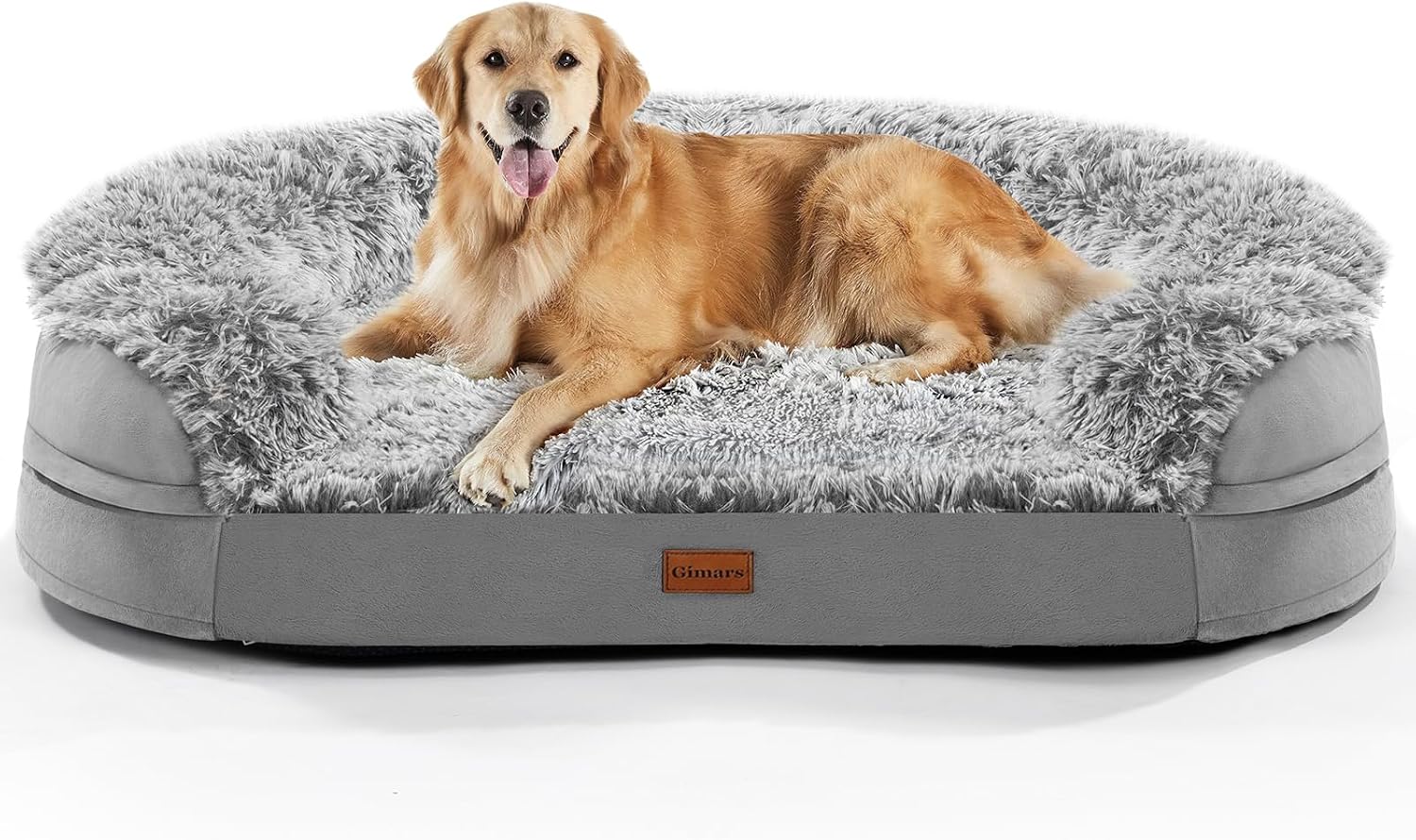 Gimars Cama Ortopédica para Perros XL de 9,5 cm de Grosor para Perros Grandes