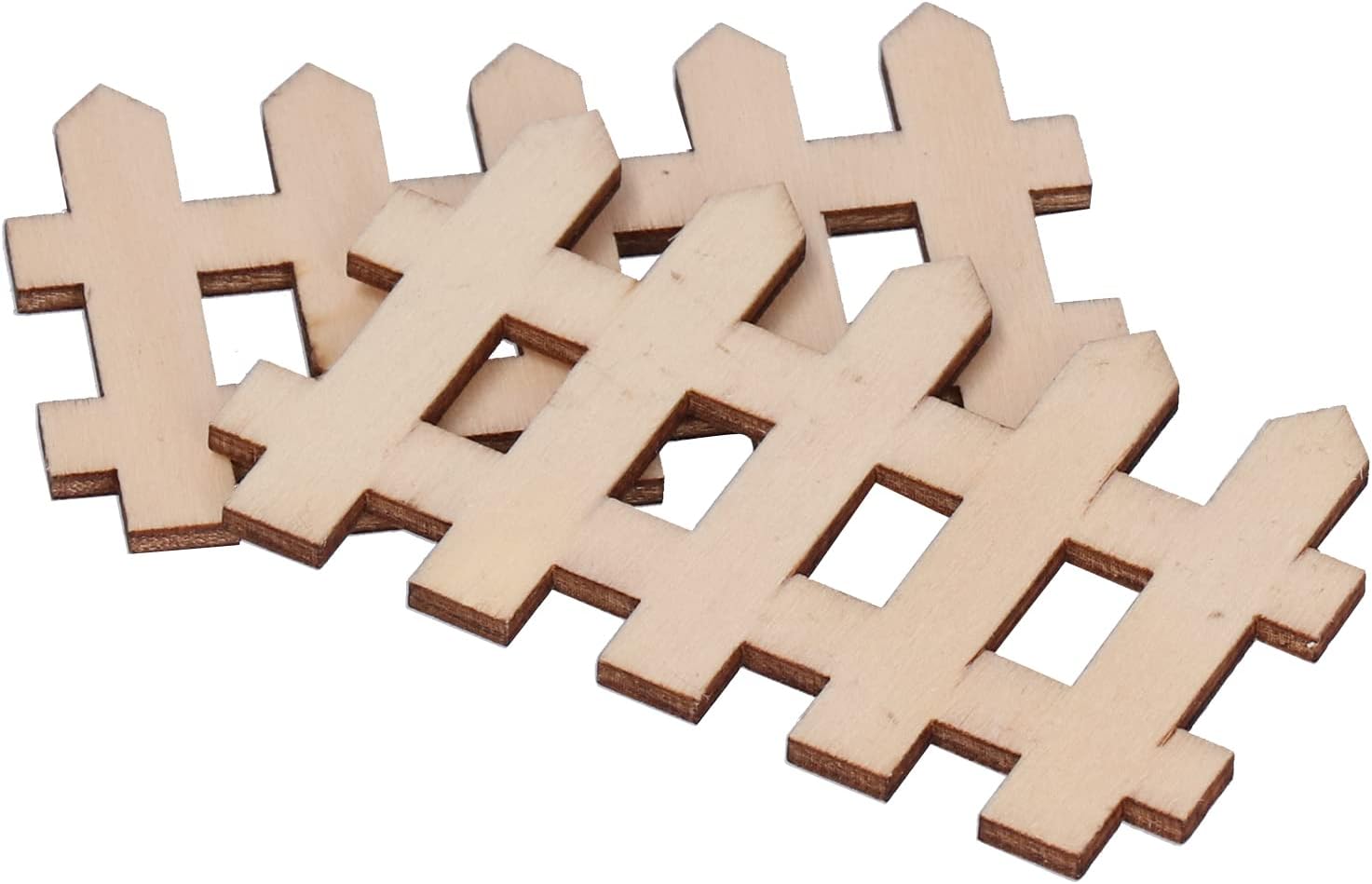 Buachois Mini Valla de Madera para paisajes en Miniatura, Accesorios