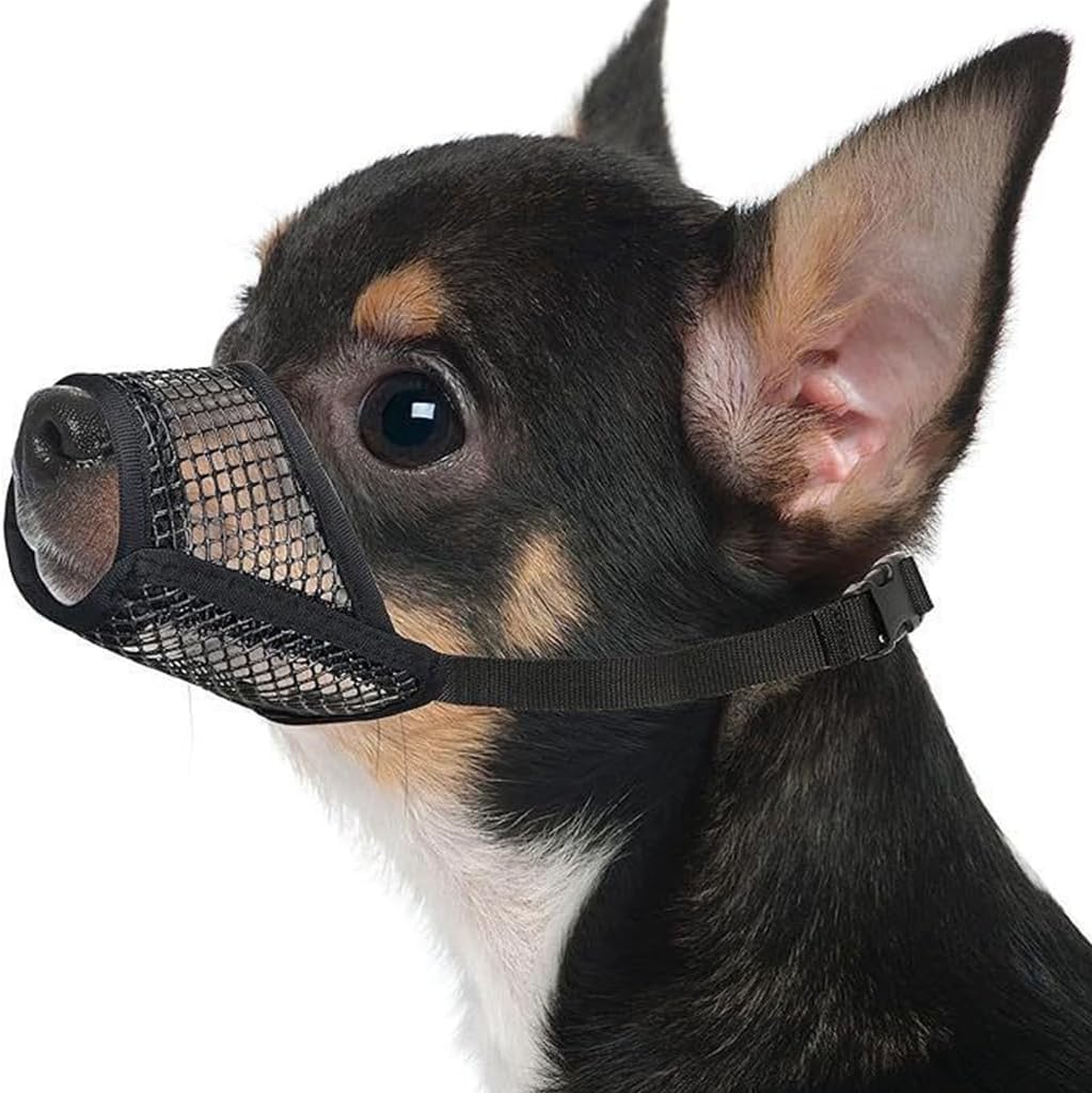 Bozal suave para perros pequeños, medianos y grandes, transpirable, protección